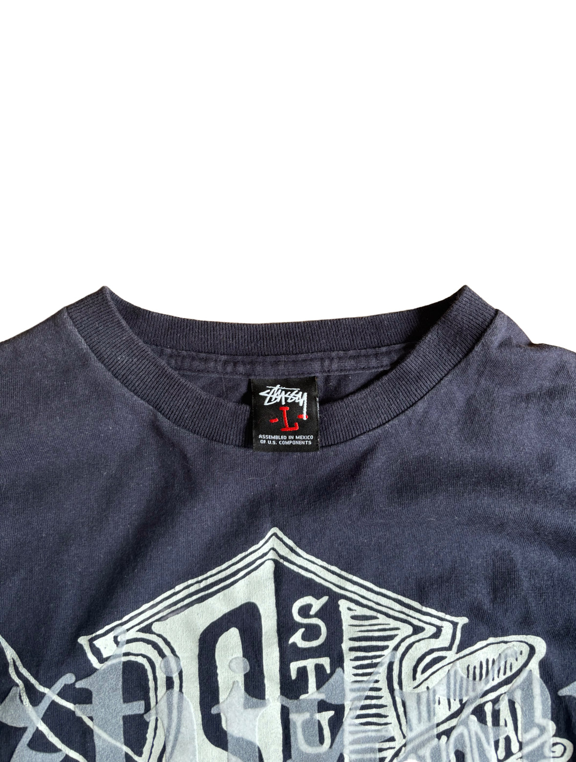 Stussy Tribe Graphic T-Shirt - Large
