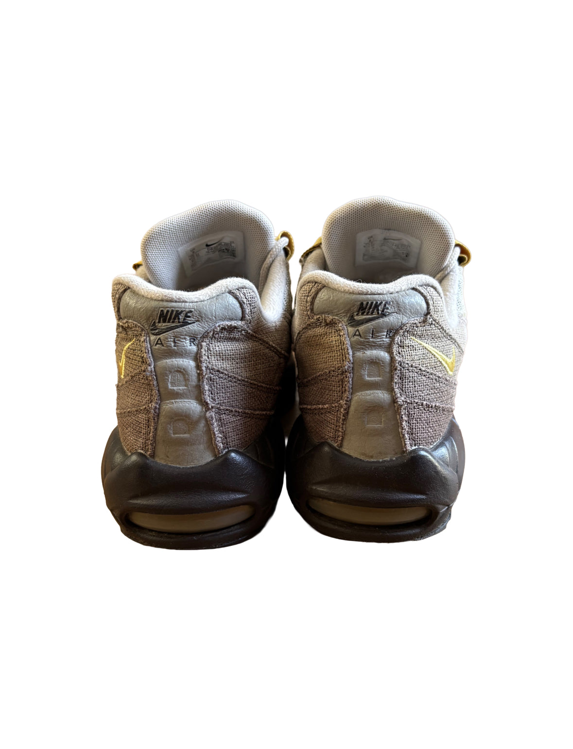 Nike Airmax 95 Trainers Black / Grey / Yellow UK 7