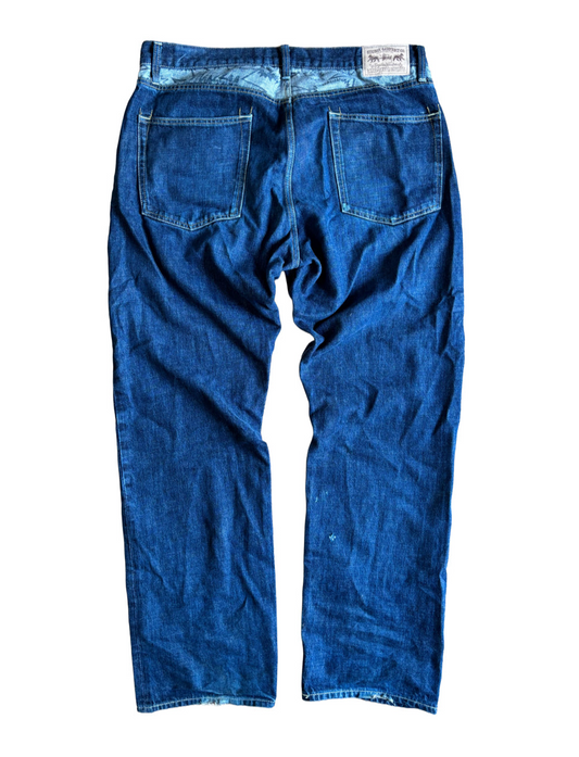 Stussy ‘Rough and Rugged’ Print Denim Jeans - 36W 34L