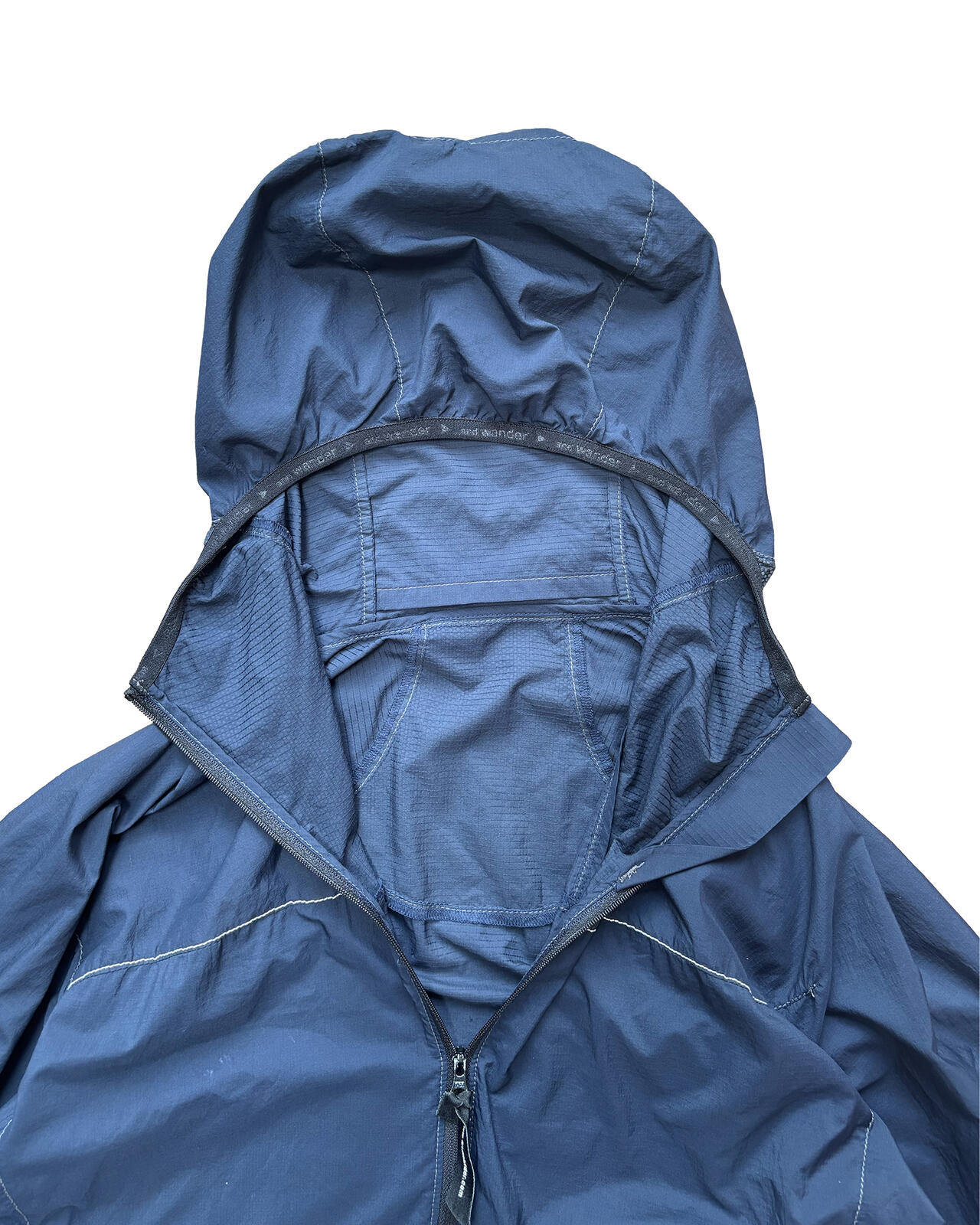and Wander Pertex Shell Jacket Navy Large