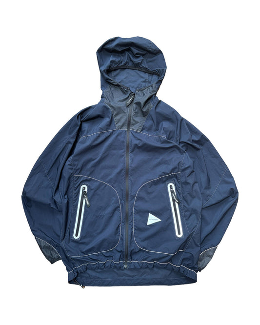 and Wander Pertex Shell Jacket Navy Large