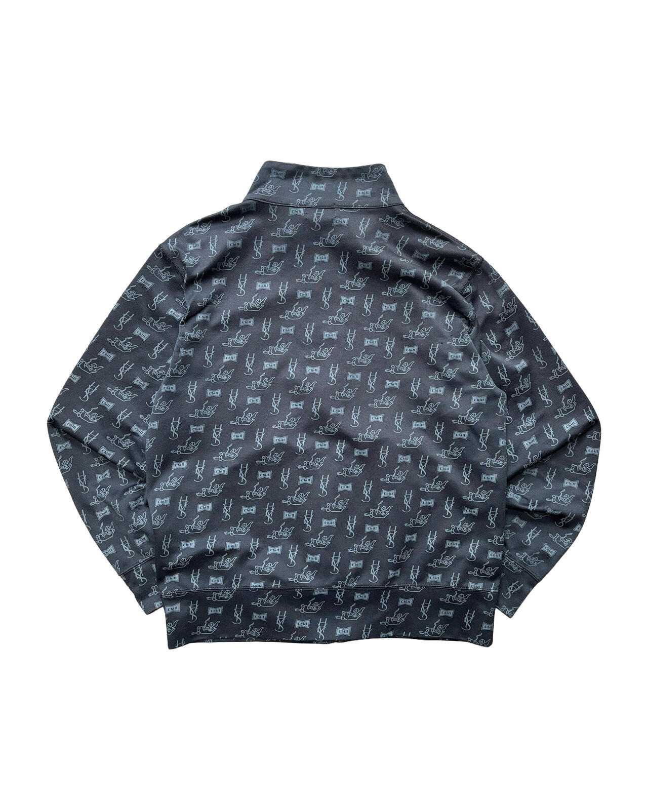 Hysteric Glamour Printed Zip Up Jacket Black Medium