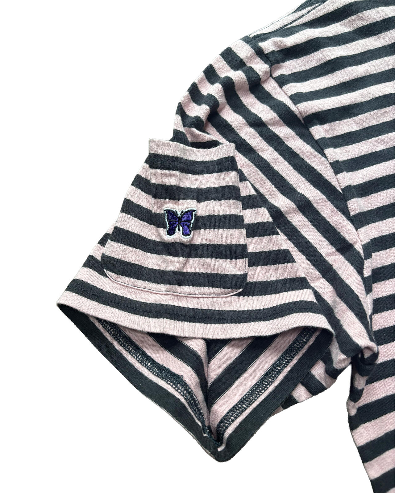 Needles Border Stripe T Shirt Japan Large