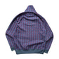 Needles Pattern Track Jacket Purple Zip Up Medium
