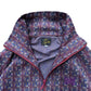 Needles Pattern Track Jacket Purple Zip Up Medium