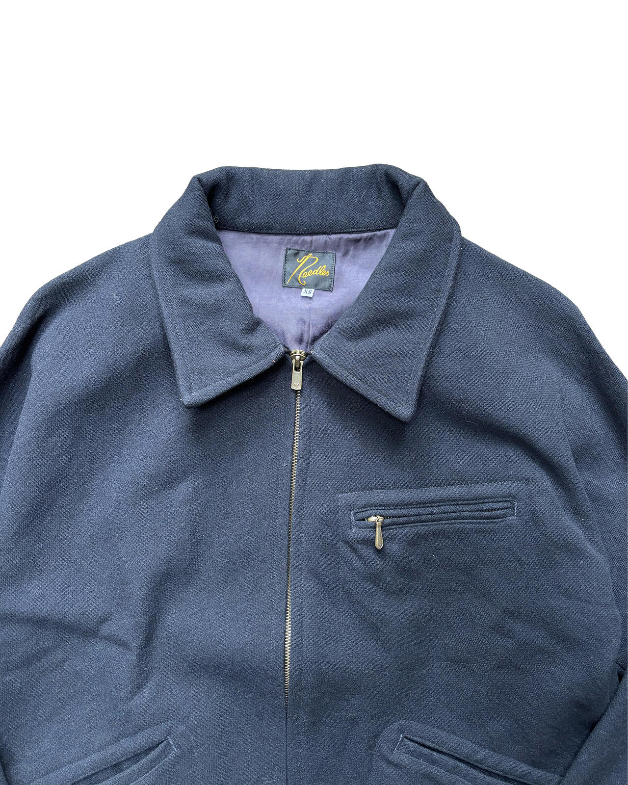 Needles Wool Workwear Zip Jacket Black XS Japan