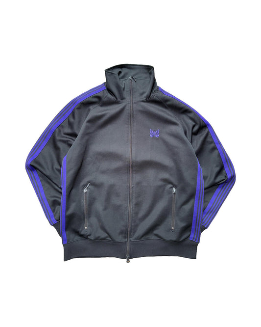 Needles Track Jacket Black Purple Large