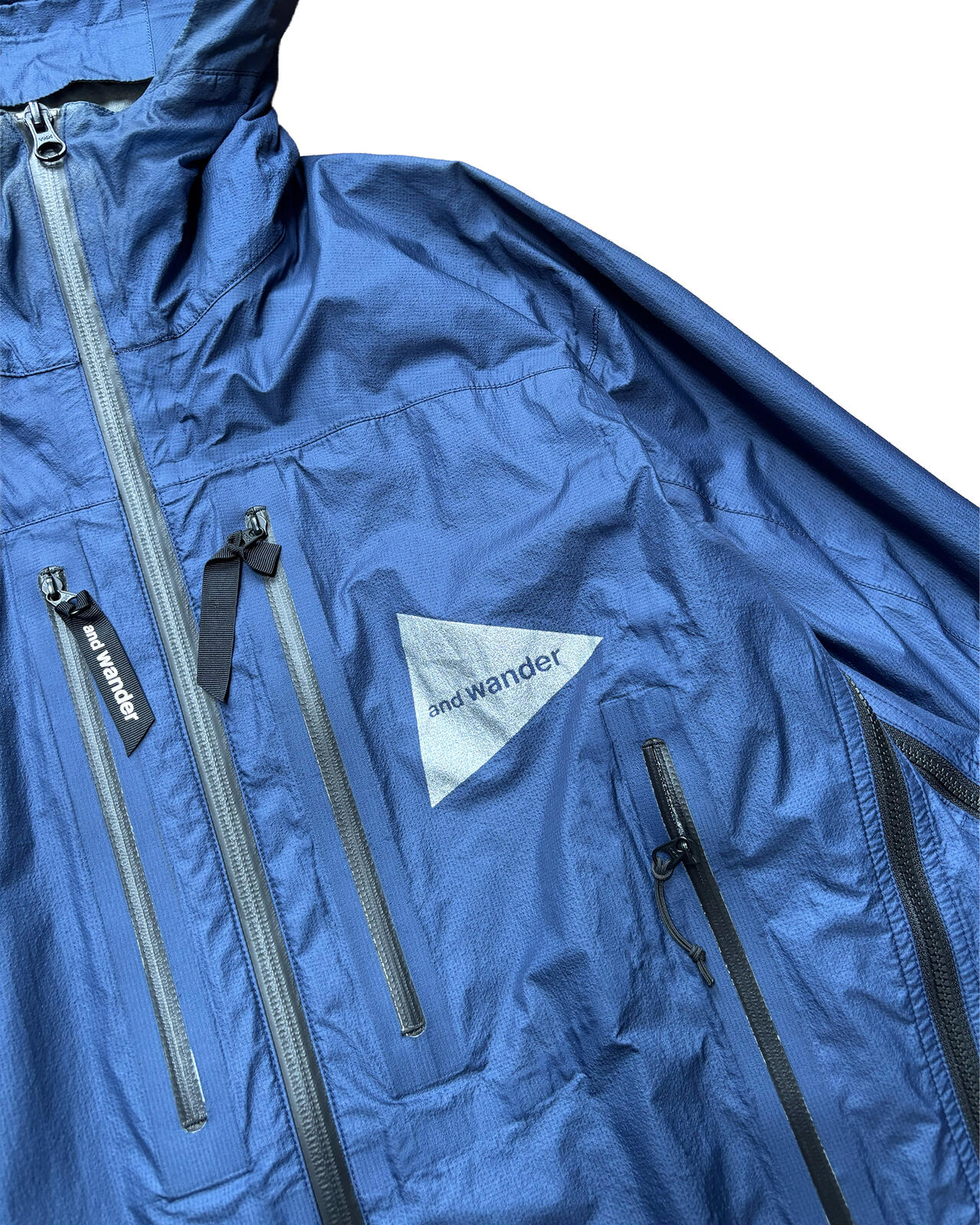 and Wander Event Jacket Navy Waterproof Small