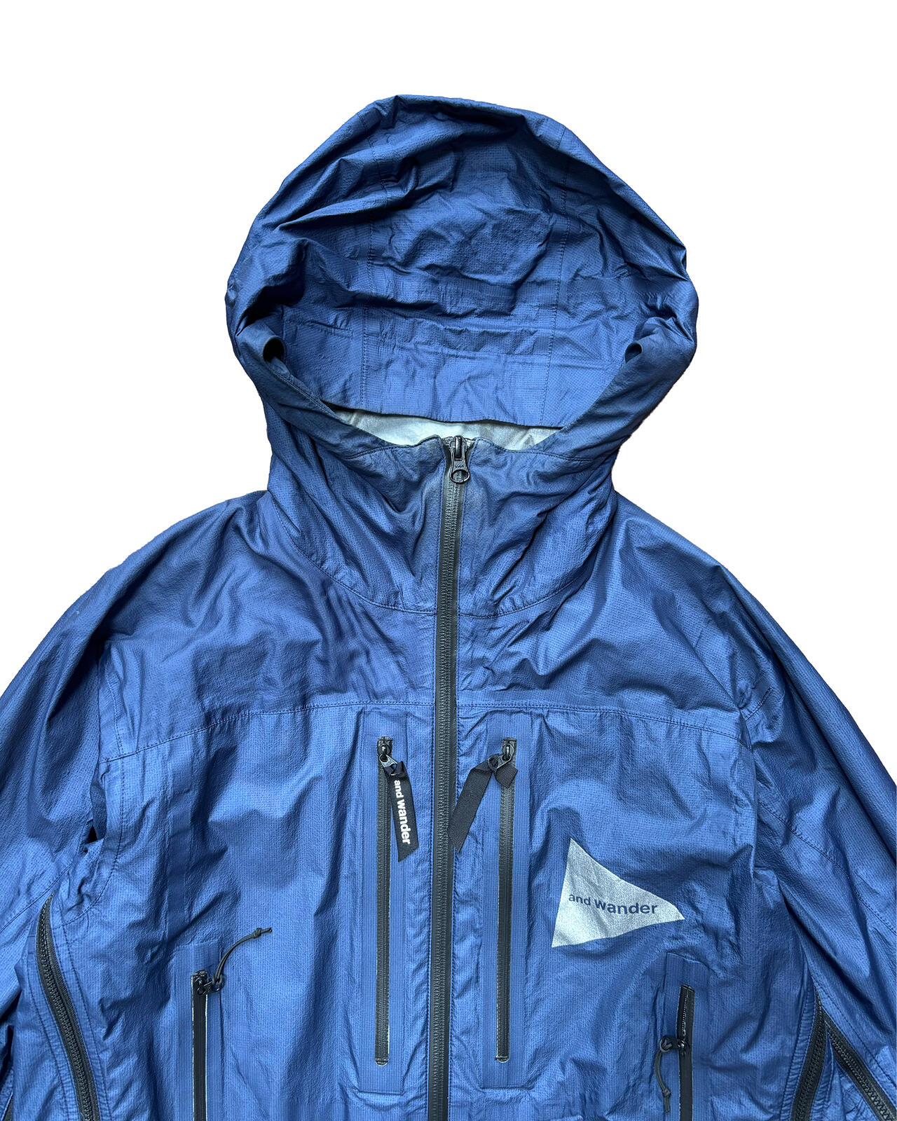 and Wander Event Jacket Navy Waterproof Small