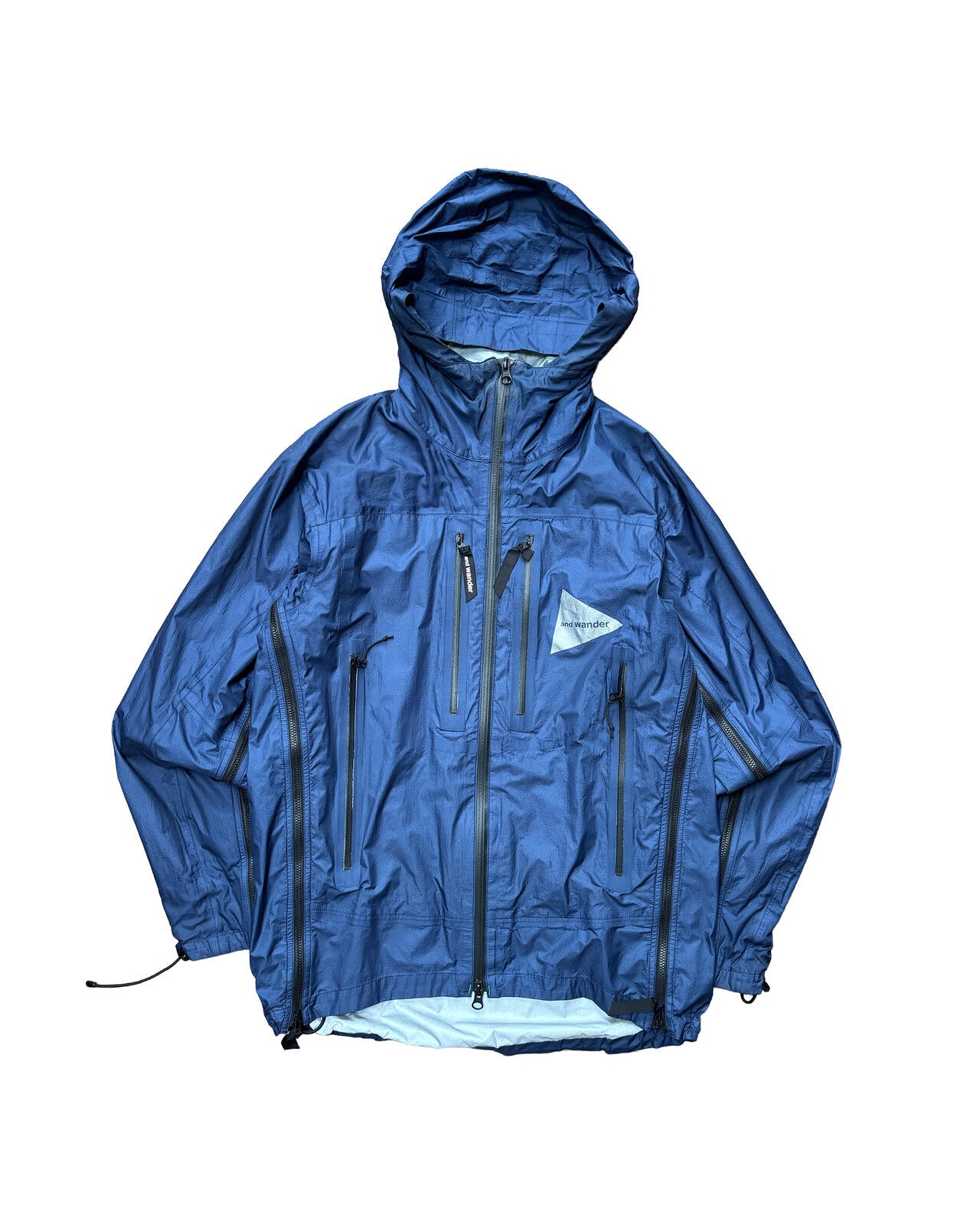 and Wander Event Jacket Navy Waterproof Small