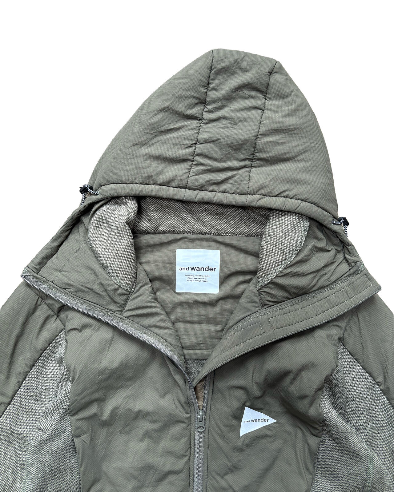 and Wander Twill Fleece Jacket Khaki Green Size 2