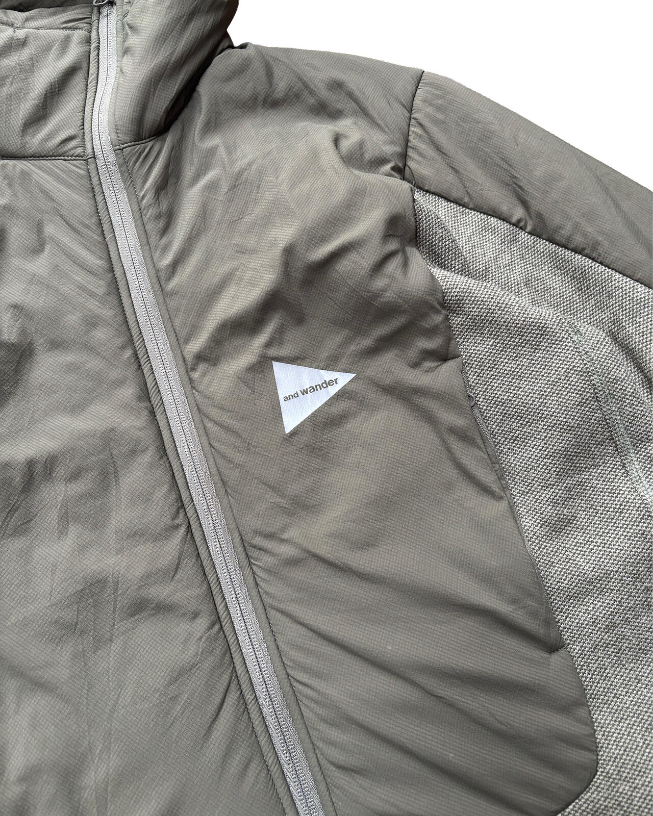 and Wander Twill Fleece Jacket Khaki Green Size 2