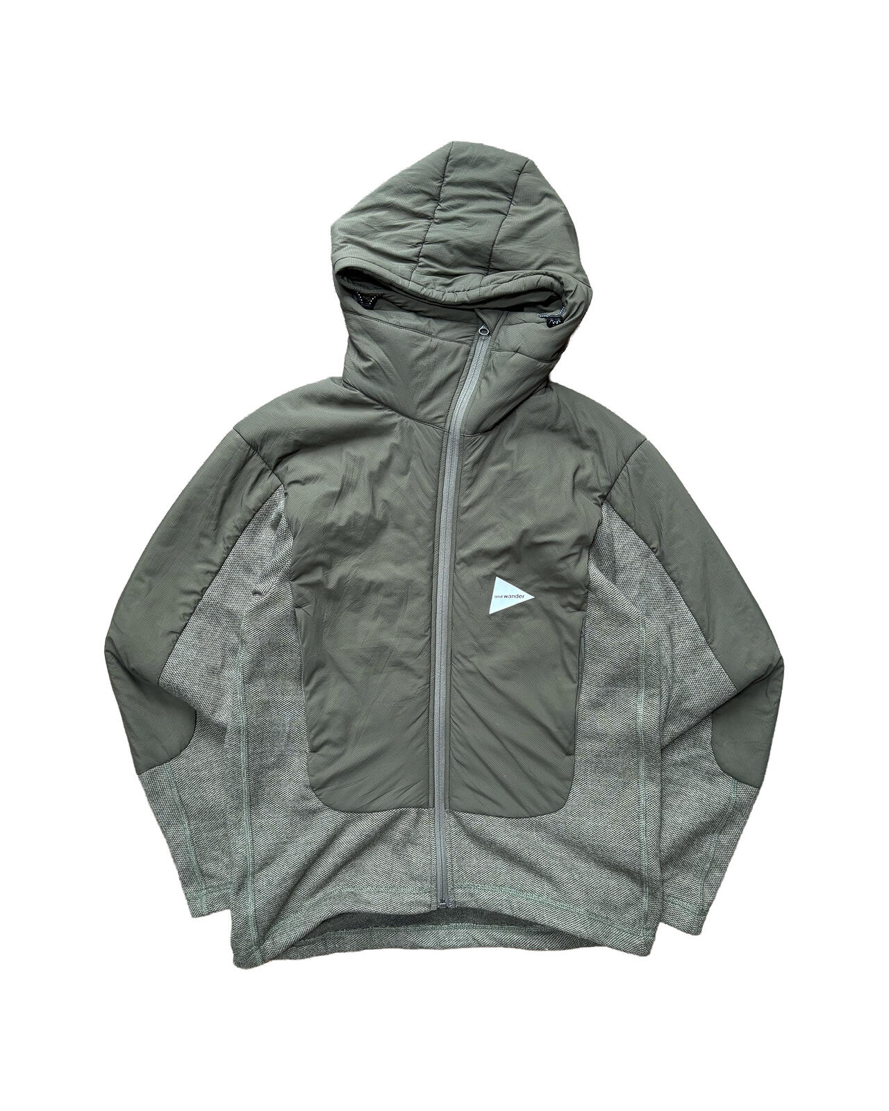 and Wander Twill Fleece Jacket Khaki Green Size 2