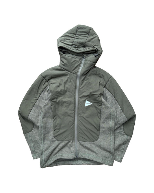 and Wander Twill Fleece Jacket Khaki Green Size 2