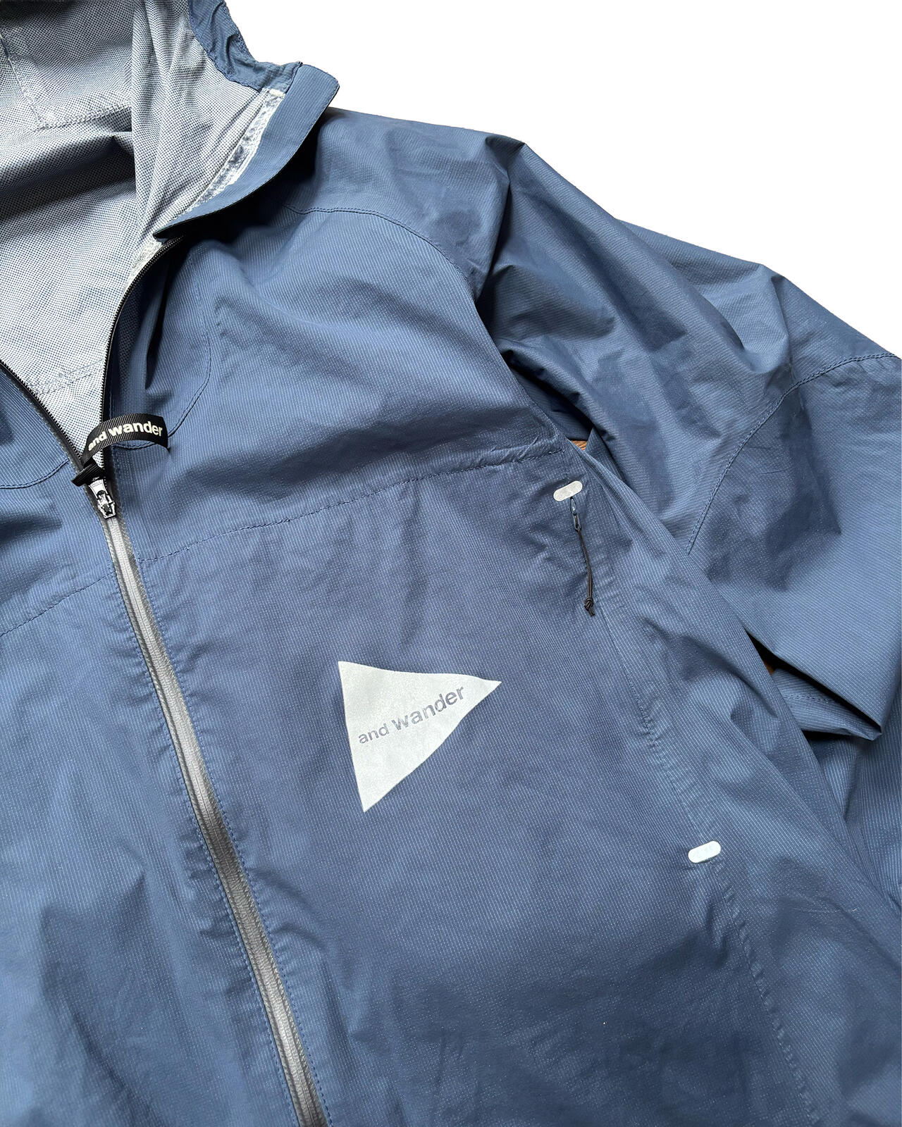 and Wander Pertex Ripstop Jacket Navy Small
