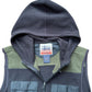 Stussy Green Black Hooded Fleece Gilet Medium