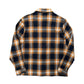Stussy Orange Plaid Overshirt Cotton Small
