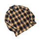 Stussy Orange Plaid Overshirt Cotton Small