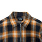 Stussy Orange Plaid Overshirt Cotton Small