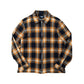 Stussy Orange Plaid Overshirt Cotton Small