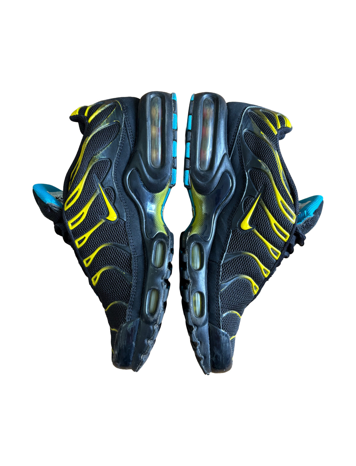 Nike Airmax TN Trainers Black / Yellow / Blue UK 6