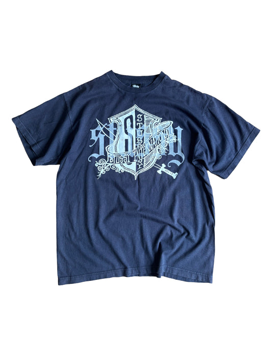 Stussy Tribe Graphic T-Shirt - Large