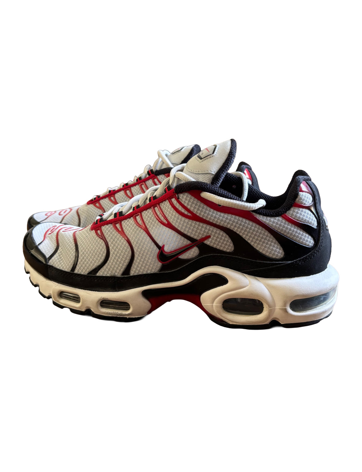 Nike Airmax TN Plus Trainers White / Red / Black UK 7.5