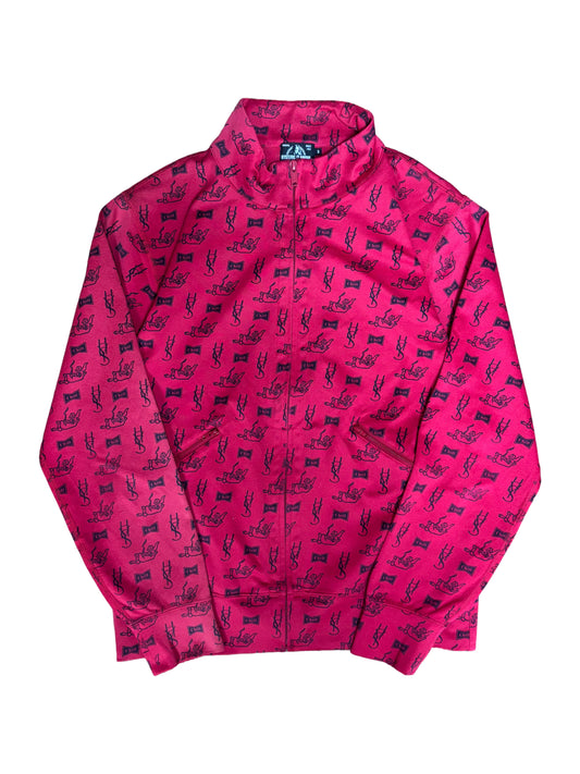 HYSTERIC GLAMOUR All-Over Print Track Jacket – Red/Black (S)