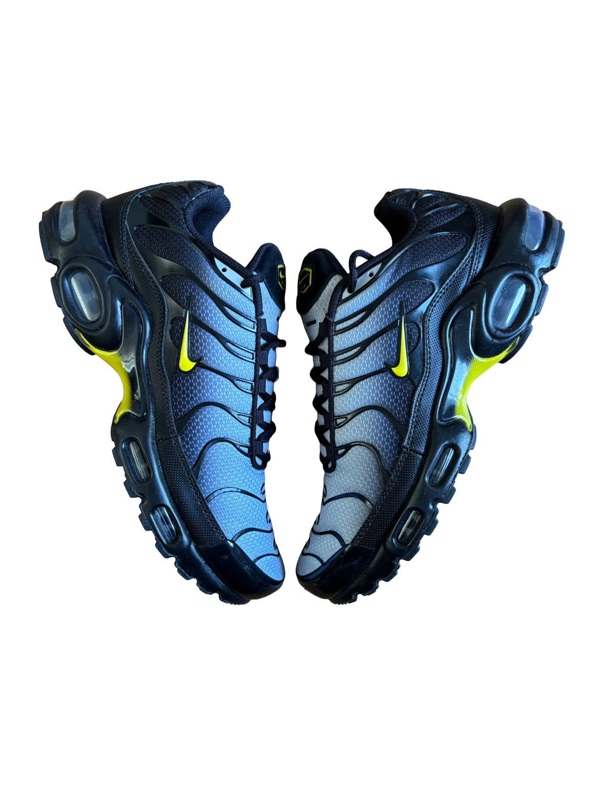 Nike Airmax TN Plus Black / Grey / Yellow UK 7.5