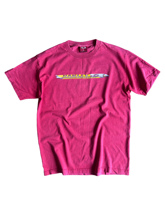 Vintage Oakley Graphic Print T-Shirt - Large