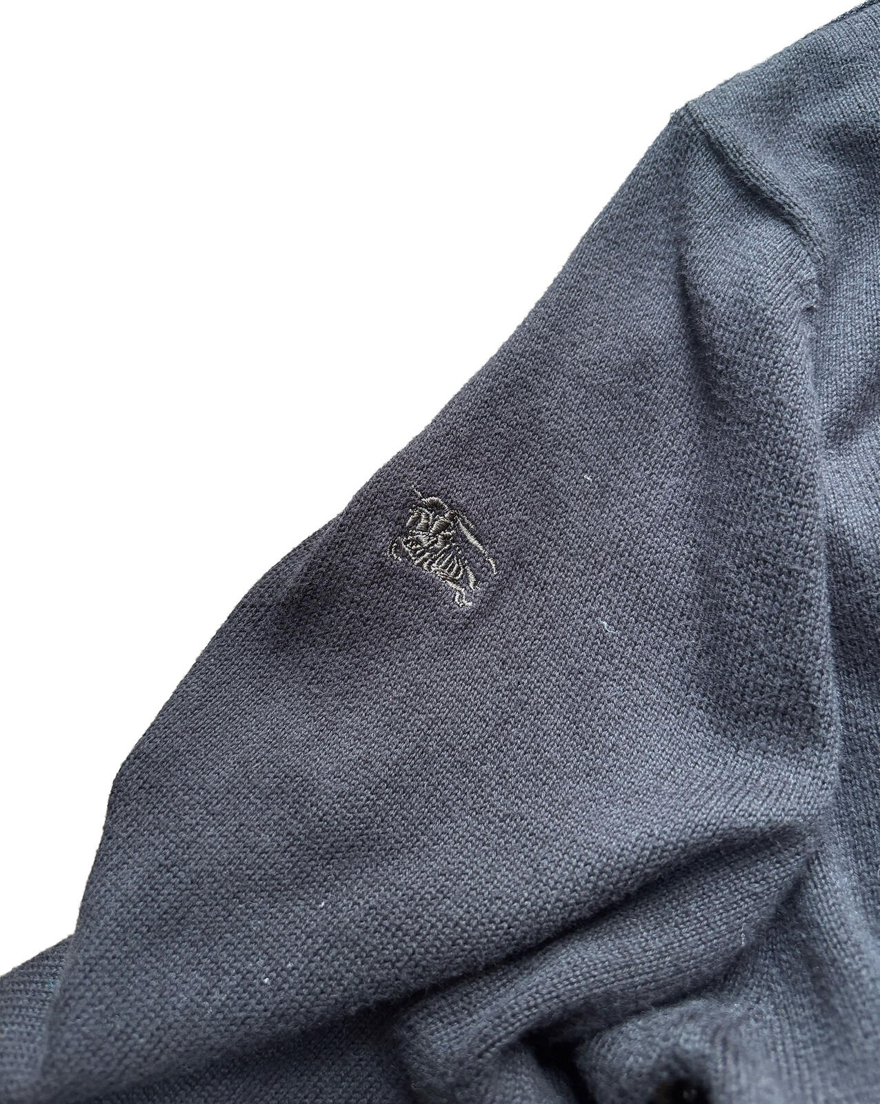 Burberry Black Label Knit Zip Jacket Black Size S