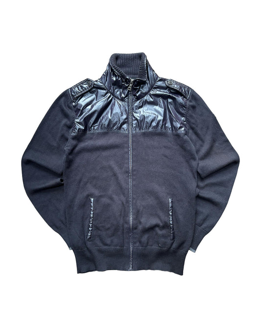 Burberry Black Label Knit Zip Jacket Black Size S