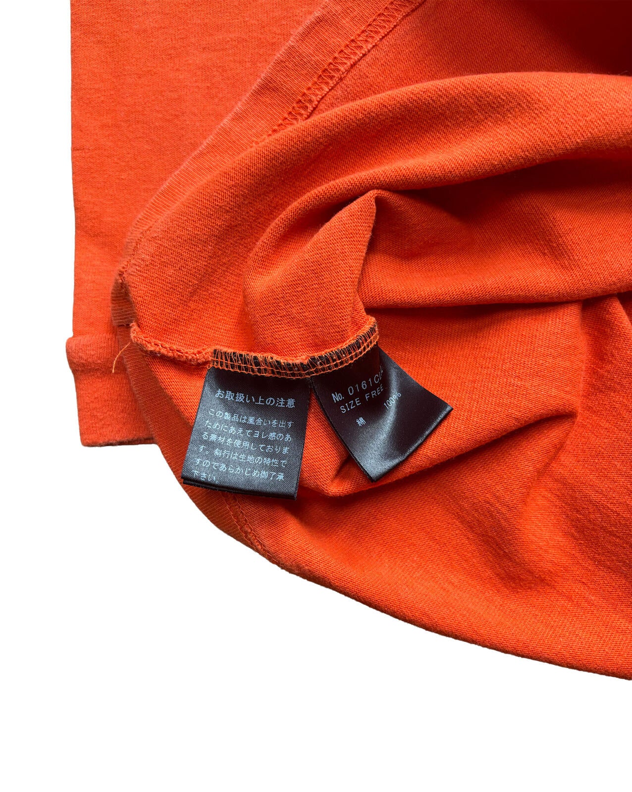 Hysteric Glamour Mock Neck LS Tee Orange Graphic S