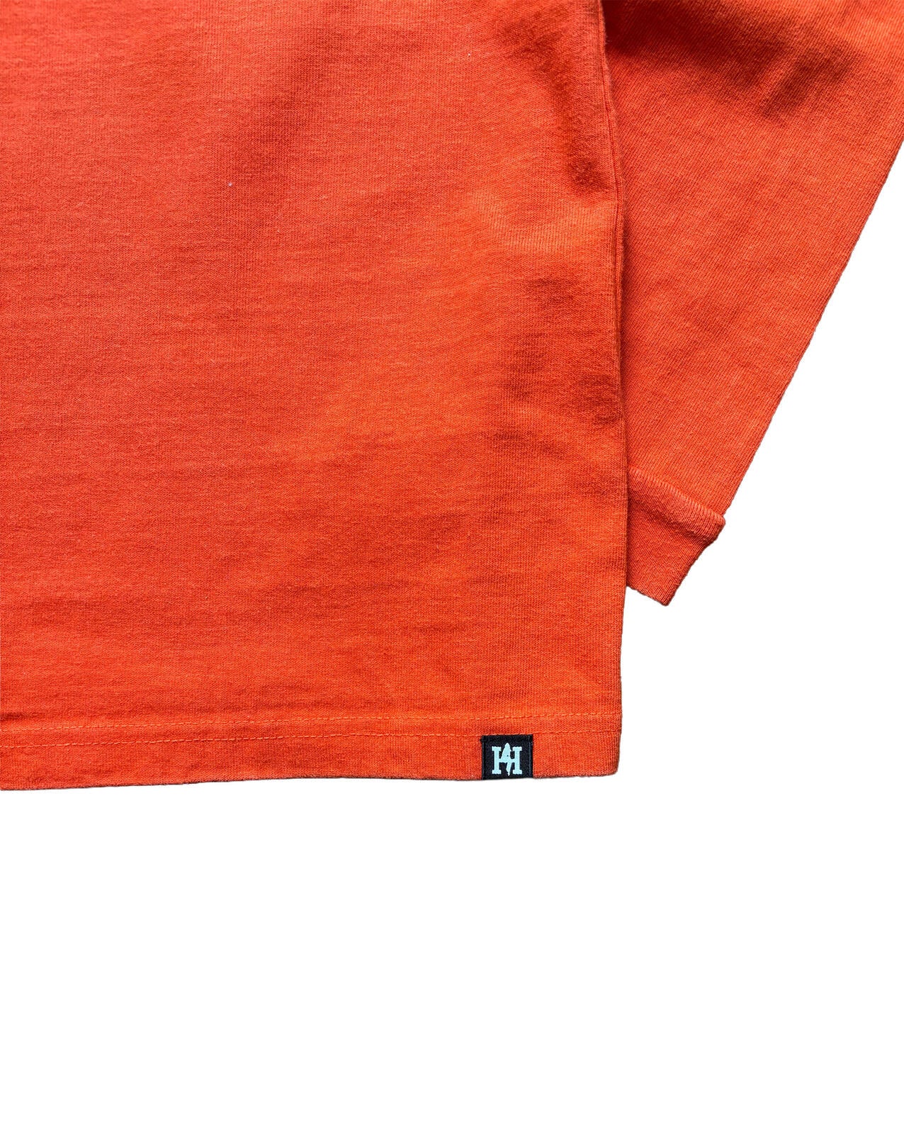 Hysteric Glamour Mock Neck LS Tee Orange Graphic S