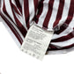 Comme des Garcons Velour Stripe LS Tee XS Brown