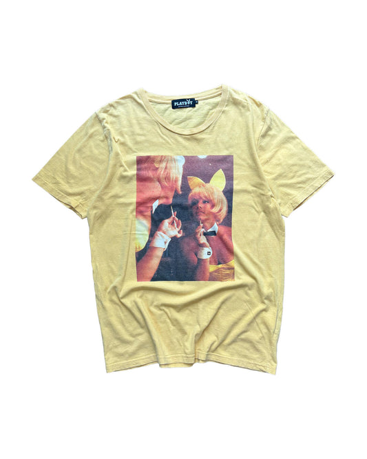 Hysteric Glamour x Playboy Tee Yellow Back Print M