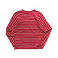 CDG Shirt Striped Long Sleeve Tee Pocket XS