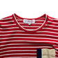 CDG Shirt Striped Long Sleeve Tee Pocket XS