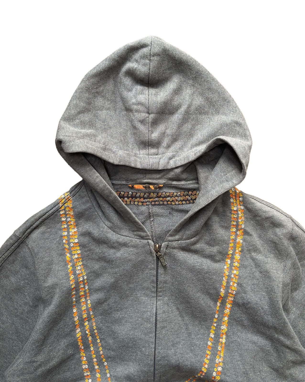 Maharishi Embroidered Hoodie Tibetan Design Khaki S