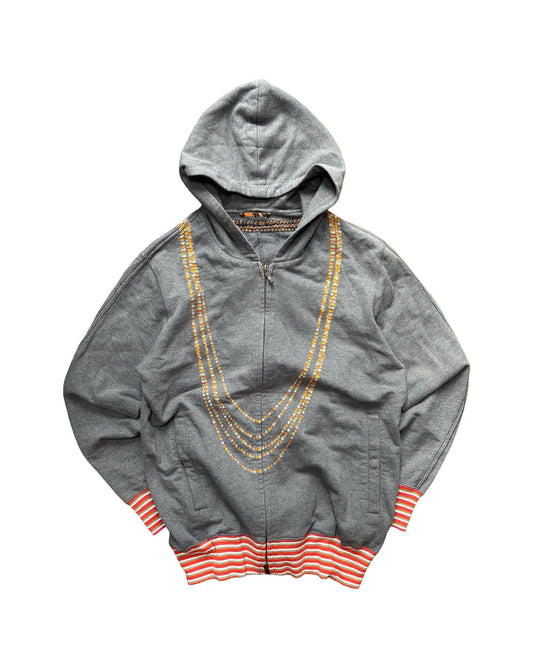 Maharishi Embroidered Hoodie Tibetan Design Khaki S