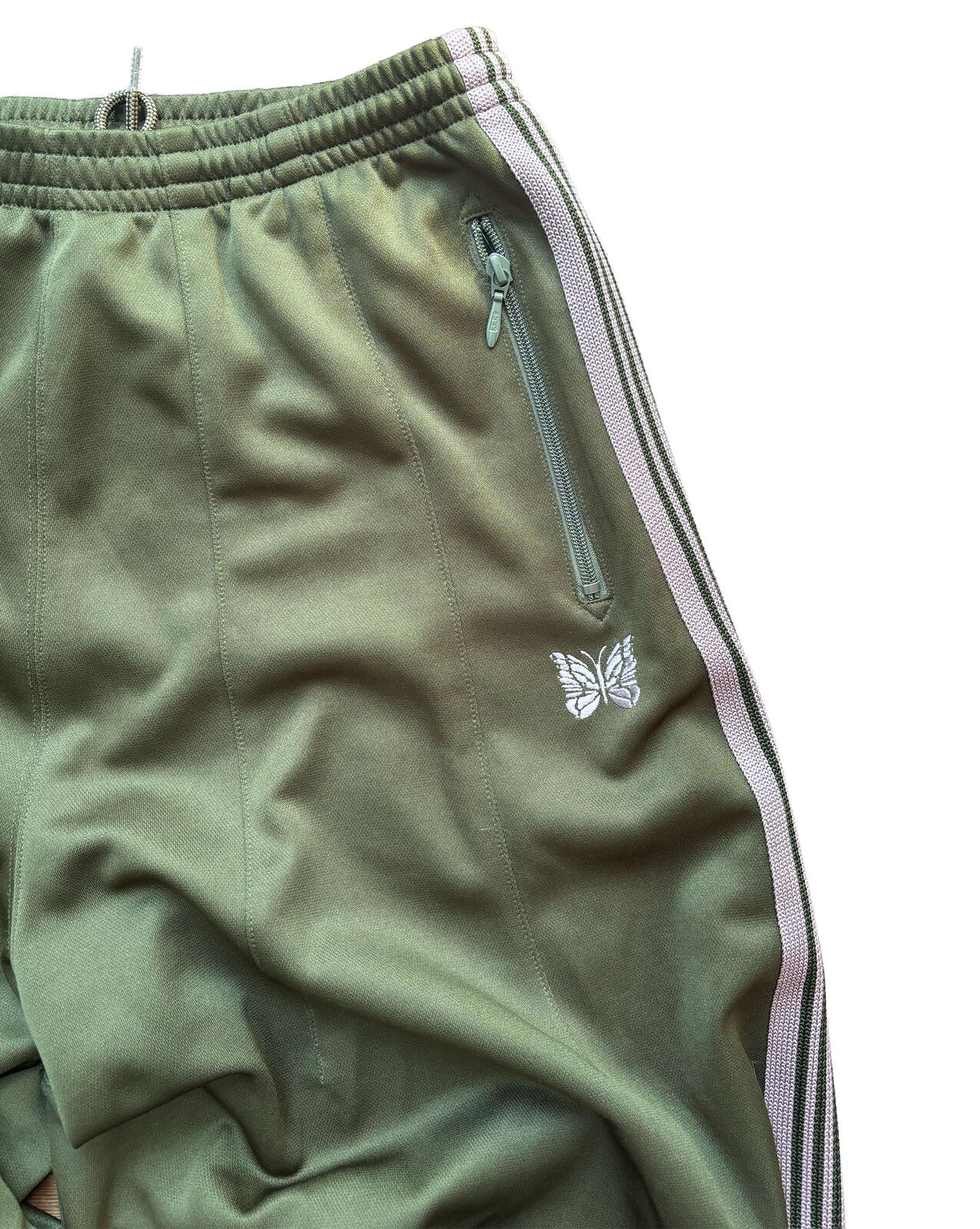 Needles HD Track Pants Olive S