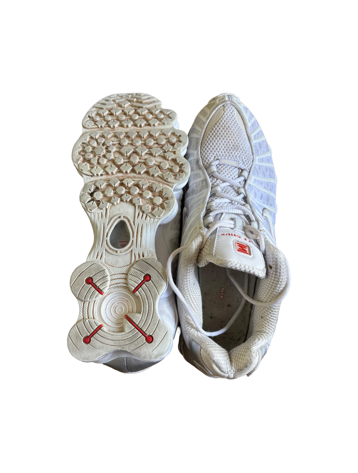 Nike Shox TL White / Silver UK 8