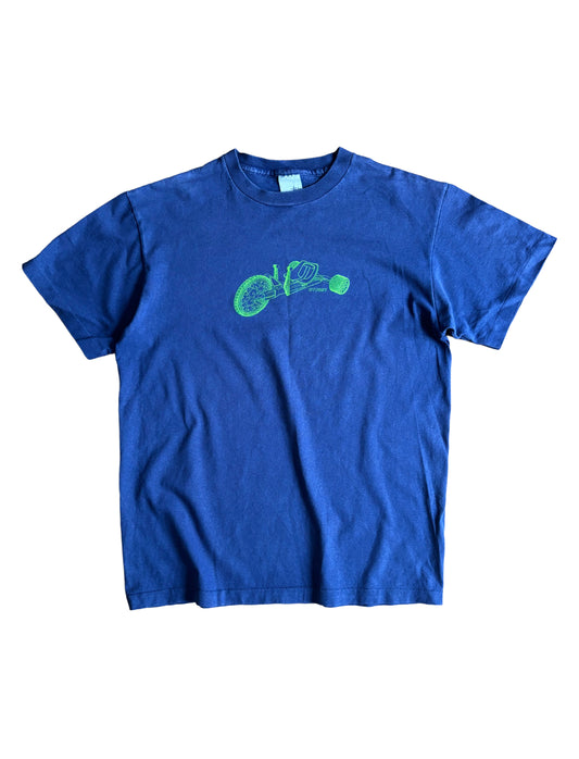 Stussy Tricycle Graphic Print T-Shirt - Medium