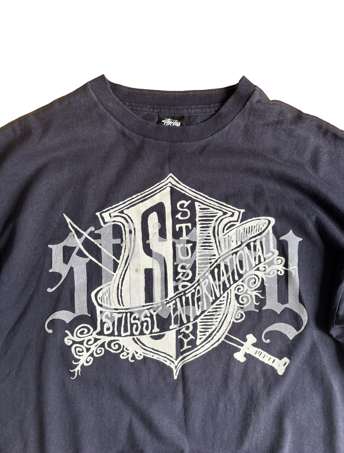 Stussy Tribe Graphic T-Shirt - Large
