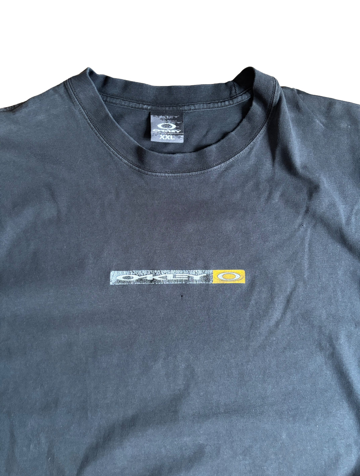 Vintage Oakley Black Graphic T-Shirt - XXtra Large