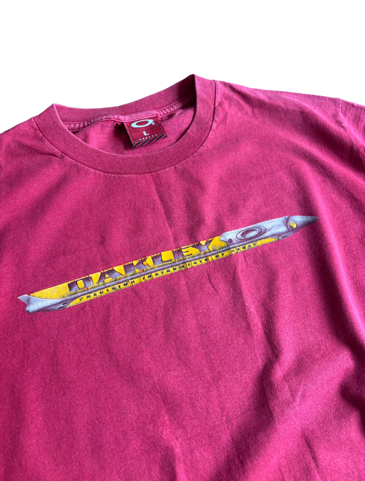 Vintage Oakley Graphic Print T-Shirt - Large