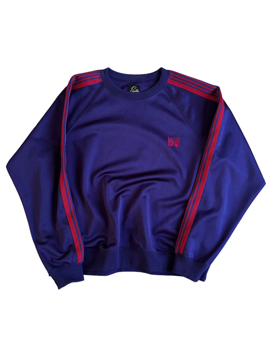 Needles Purple / Red Crewneck Sweatshirt - Small