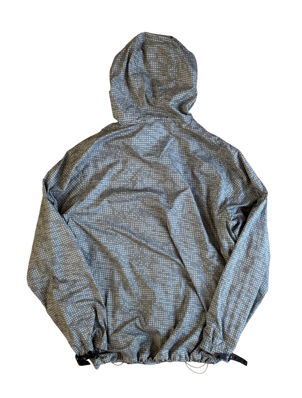 Stussy Grey Digicamo Windbreaker Jacket - Xtra Large
