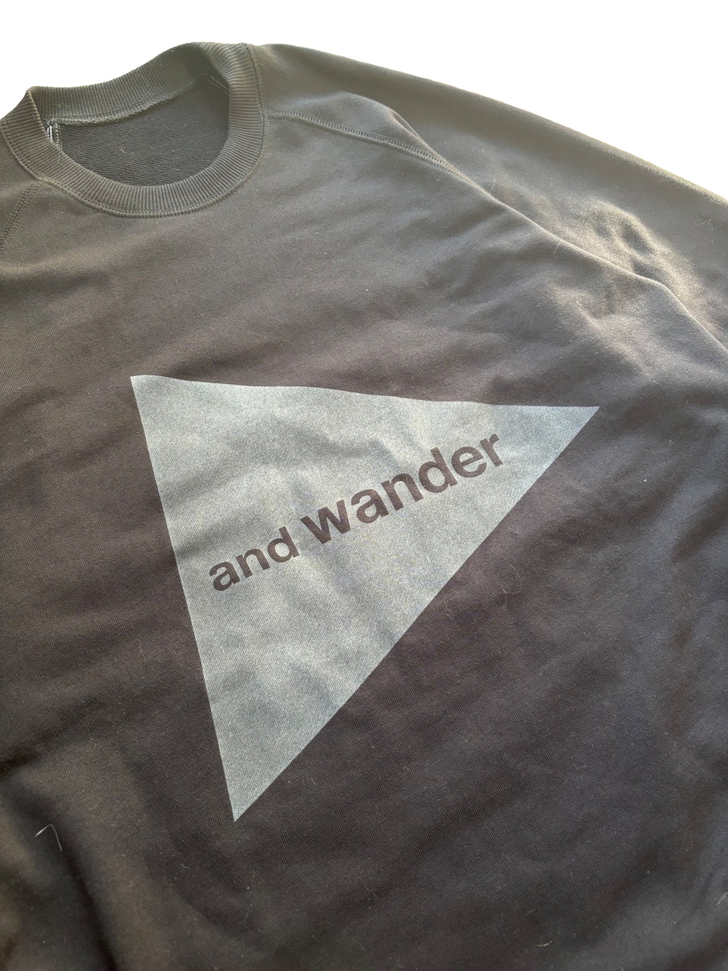 and wander Logo Sweatshirt – Black (Size 4)