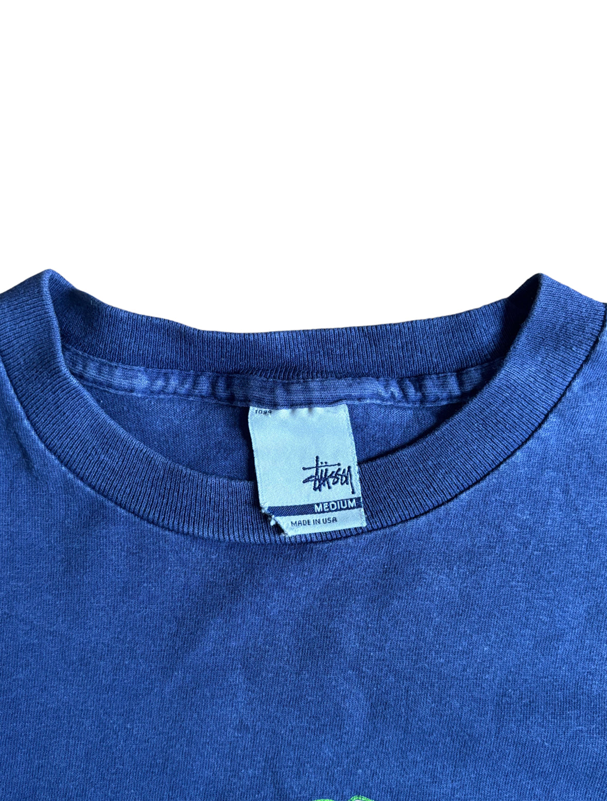 Stussy Tricycle Graphic Print T-Shirt - Medium